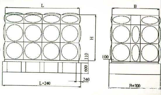 不銹鋼模板組合水箱